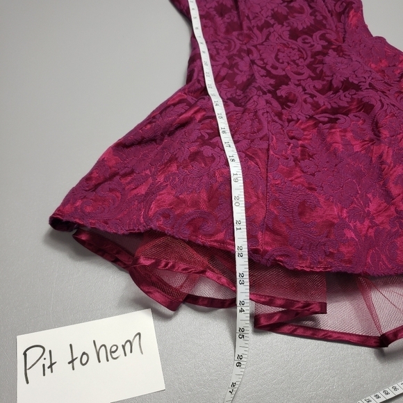 Vintage Next left purple summer mini dress juniors size 3 - Picture 12 of 13